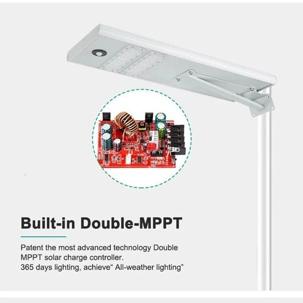 60w 8m Ip66 Solar Outdoor Light Efficiency Led Solar Street Lights